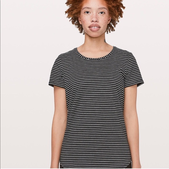 Lululemon Love Crew Stripe Tee 